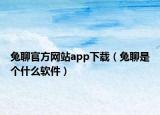兔聊官方网站app下载（兔聊是个什么软件）