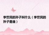 李世民的孙子叫什么（李世民的孙子是谁）