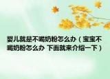 婴儿就是不喝奶粉怎么办（宝宝不喝奶粉怎么办 下面就来介绍一下）