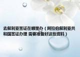 去叙利亚签证在哪里办（阿拉伯叙利亚共和国签证办理 需要准备好这些资料）