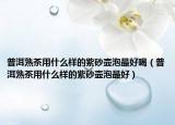 普洱熟茶用什么样的紫砂壶泡最好喝（普洱熟茶用什么样的紫砂壶泡最好）