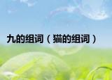 九的组词（猫的组词）
