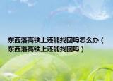 东西落高铁上还能找回吗怎么办（东西落高铁上还能找回吗）