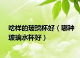 啥样的玻璃杯好（哪种玻璃水杯好）