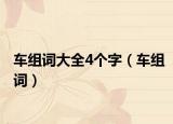 车组词大全4个字（车组词）