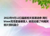2022年9月12日最新相关报道消息 网红blase湾湾是谁哪里人 胡湾结婚了吗揭其照片资料简介