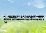 9月12日最新更新内容天津明天全市统一做核酸大筛查吗 天津13日核酸检测最新通知 详细情况介绍