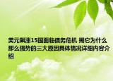 美元飙涨15国面临债务危机 揭它为什么那么强势的三大原因具体情况详细内容介绍