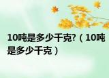 10吨是多少千克?（10吨是多少千克）