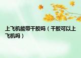 上飞机能带干胶吗（干胶可以上飞机吗）