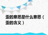 歪的意思是什么意思（歪的含义）