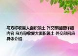 乌方称收复大面积领土 外交部回应详细内容 乌方称收复大面积领土 外交部回应具体介绍