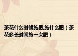 茶花什么时候施肥,施什么肥（茶花多长时间施一次肥）