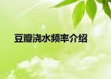 豆瓣浇水频率介绍