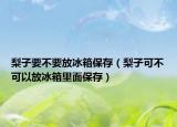 梨子要不要放冰箱保存（梨子可不可以放冰箱里面保存）