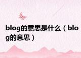 blog的意思是什么（blog的意思）