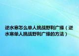 逆水寒怎么单人挑战野利广缘（逆水寒单人挑战野利广缘的方法）