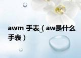 awm 手表（aw是什么手表）