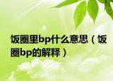 饭圈里bp什么意思（饭圈bp的解释）