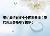 里约奥运有多少个国家参加（里约奥运会是哪个国家）