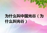 为什么叫中国光谷（为什么叫光谷）