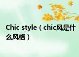 Chic style（chic风是什么风格）