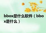 bbox是什么软件（bbox是什么）