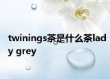 twinings茶是什么茶lady grey