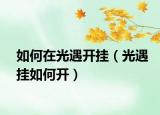 如何在光遇开挂（光遇挂如何开）