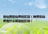 地仙界和仙界的区别（神界和仙界有什么明显的区别）