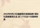 2022年9月14日最新相关报道消息 绿松石真假鉴别方法 这三个方法十分简单快速