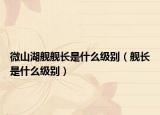 微山湖舰舰长是什么级别（舰长是什么级别）