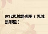 古代凤城是哪里（凤城是哪里）