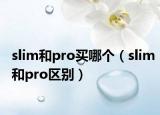 slim和pro买哪个（slim和pro区别）