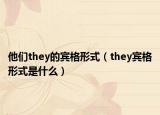 他们they的宾格形式（they宾格形式是什么）