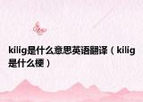 kilig是什么意思英语翻译（kilig是什么梗）