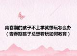 青春期的孩子不上学就想玩怎么办（青春期孩子总想着玩如何教育）