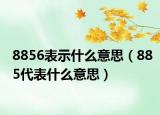 8856表示什么意思（885代表什么意思）