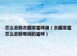 怎么去除衣服发霉味道（衣服发霉怎么去除难闻的霉味）