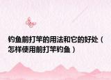 钓鱼前打竿的用法和它的好处（怎样使用前打竿钓鱼）