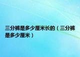 三分裤是多少厘米长的（三分裤是多少厘米）