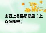 山西上谷县是哪里（上谷在哪里）