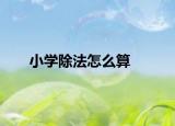 小学除法怎么算