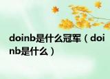 doinb是什么冠军（doinb是什么）