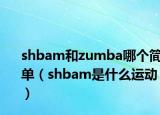 shbam和zumba哪个简单（shbam是什么运动）
