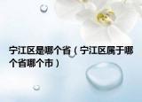 宁江区是哪个省（宁江区属于哪个省哪个市）