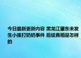 今日最新更新内容 黑龙江肇东未发生小孩打奶奶事件 后续真相是怎样的