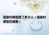 塔寨村原型抓了多少人（塔寨村原型在哪里）