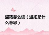 盗跖怎么读（盗拓是什么意思）