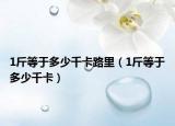 1斤等于多少千卡路里（1斤等于多少千卡）